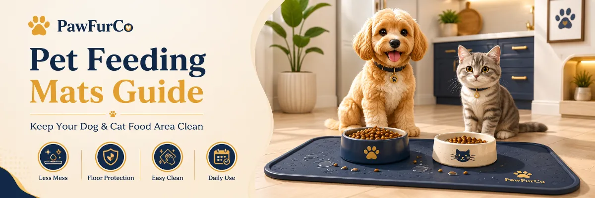 Pet Feeding Mats: Keep Your Dog and Cat Food Area ...