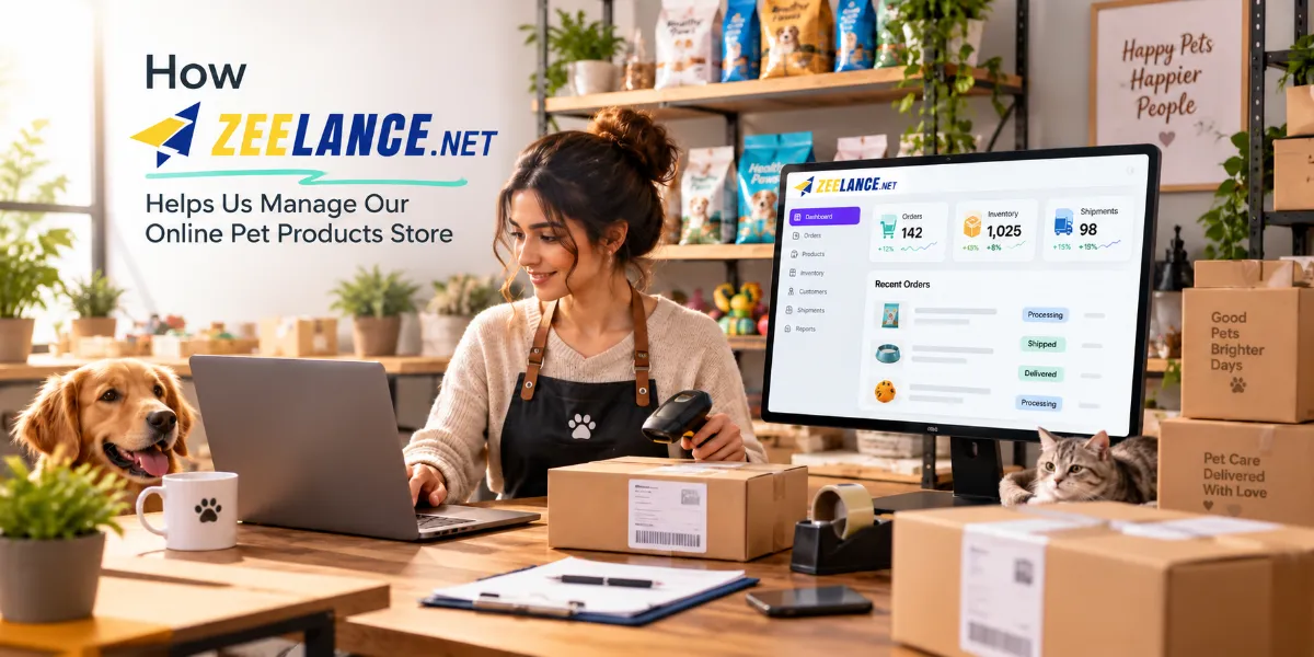 How ZeeLance Helps Us Manage Our Online Pet Produc...