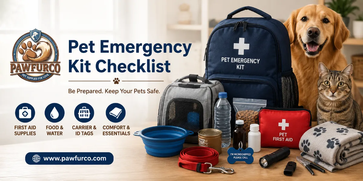 Pet Emergency Kit Checklist for Dogs and Cats: Wha...