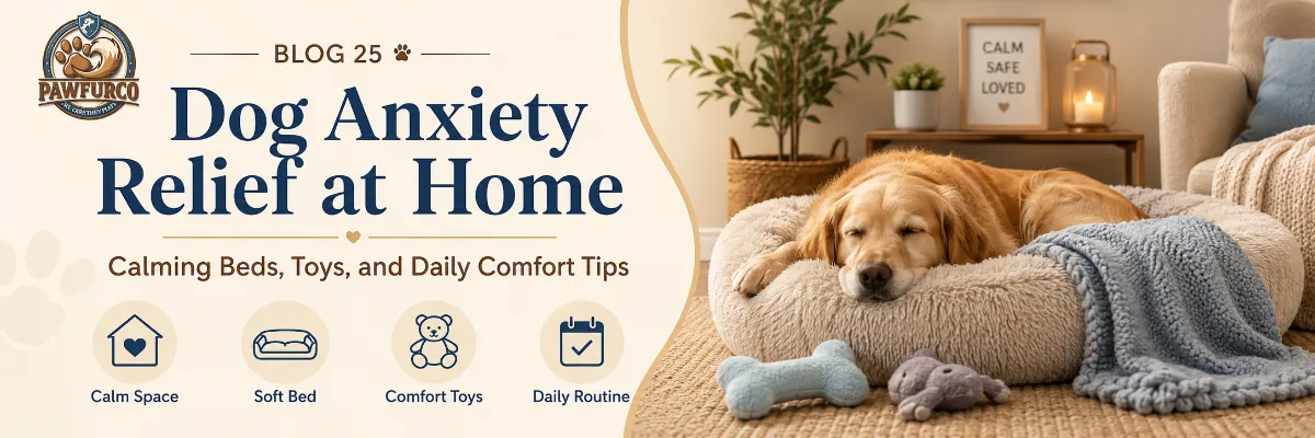 Dog Anxiety Relief at Home: Calming Beds, Toys, an...