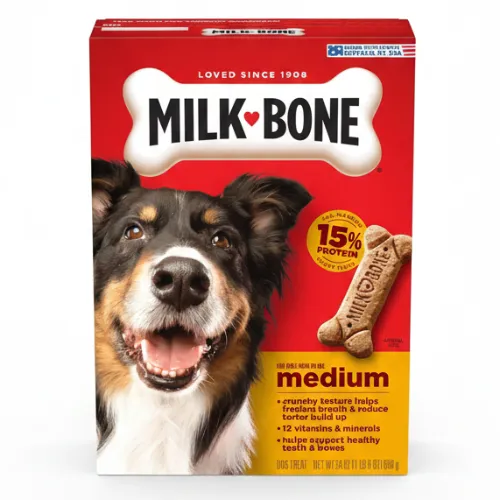 Milk Bone Original Biscuits, Medium Dog Treats, 24 oz Box - Product Image