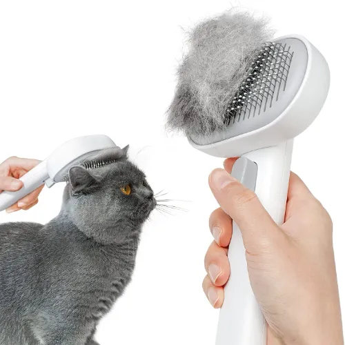 Aumuca Cat Brush for Shedding, Cat Brushes for Indoor Cats, Cat Brush for Long or Short Haired Cats, Cat Grooming Brush Cat Comb for Kitten Rabbit Massage Removes Loose Fur - Product Image