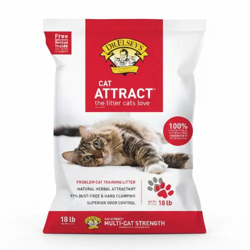 Dr. Elseys Cat Attract® Clumping Clay Cat Litter 18-lb. Bag - Product Image