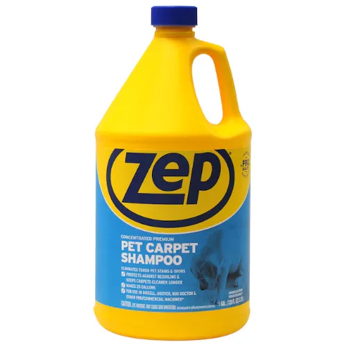 Zep Concentrated Premium Pet Carpet Shampoo Carpet cleaner Deodorizing Liquid 128-oz - Product Image